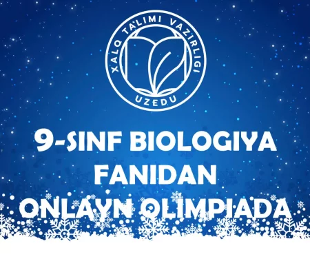 9-SINF O‘QUVCHILARI UCHUN BIOLOGIYA FANIDAN ONLAYN OLIMPIADA 2-variant