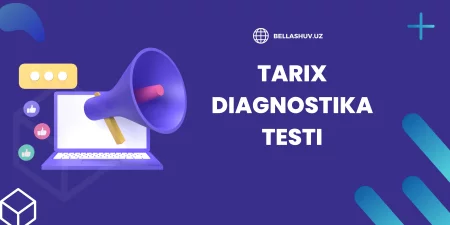 Tarix fanidan diagnostika testlari (3-variant)